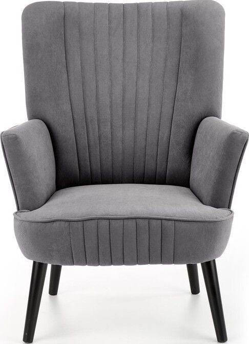 Lounge Chair Delgado | size: Width: 75cm, Height: 100cm, Depth: 70cm | color: Gray | image: 8 | variant: 1004635