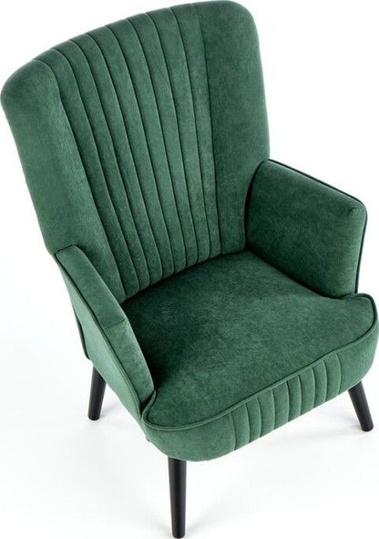Lounge Chair Delgado | size: Width: 75cm, Height: 100cm, Depth: 70cm | color: Green | image: 8 | variant: 1004636