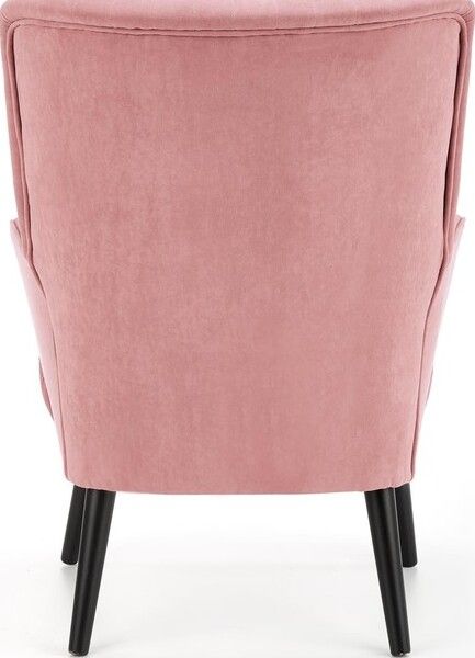 Lounge Chair Delgado | size: Width: 75cm, Height: 100cm, Depth: 70cm | color: Pink | image: 2 | variant: 1004634