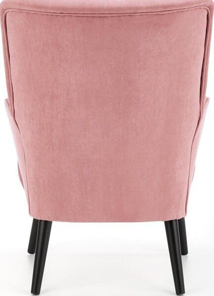 Lounge Chair Delgado | size: Width: 75cm, Height: 100cm, Depth: 70cm | color: Pink | image: 2 | variant: 1004634