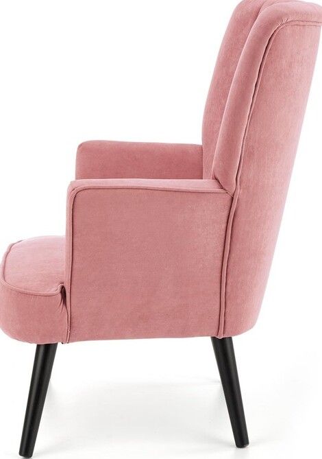 Lounge Chair Delgado | size: Width: 75cm, Height: 100cm, Depth: 70cm | color: Pink | image: 4 | variant: 1004634