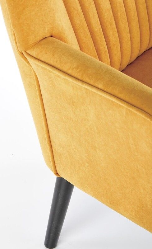 Lounge Chair Delgado | size: Width: 75cm, Height: 100cm, Depth: 70cm | color: Yellow | image: 3 | variant: 1004633