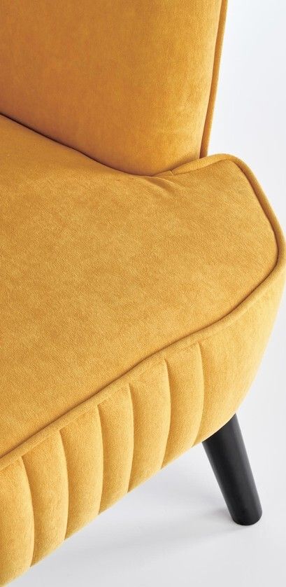 Lounge Chair Delgado | size: Width: 75cm, Height: 100cm, Depth: 70cm | color: Yellow | image: 4 | variant: 1004633