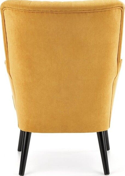 Lounge Chair Delgado | size: Width: 75cm, Height: 100cm, Depth: 70cm | color: Yellow | image: 7 | variant: 1004633