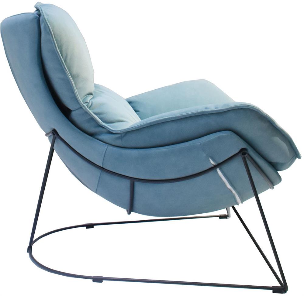 Lounge Chair Diva | size: Width: 88cm, Height: 84cm, Depth: 96cm | color: Blue | image: 2 | variant: 1004793