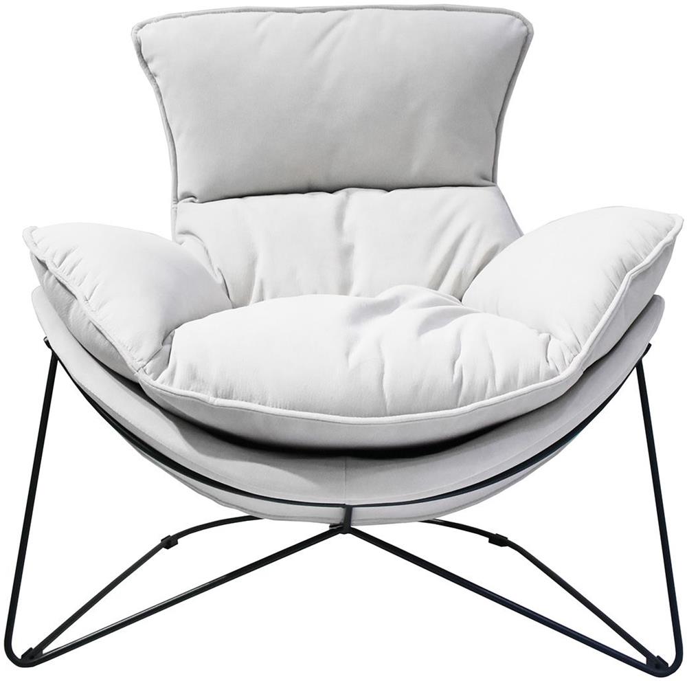 Lounge Chair Diva | size: Width: 88cm, Height: 84cm, Depth: 96cm | color: White | image: 2 | variant: 1004790