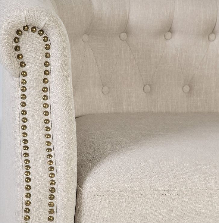 Lounge Chair East Berkhamsted | size: Width: 83cm, Height: 78cm, Depth: 75cm | color: Beige | image: 3 | variant: 1005114