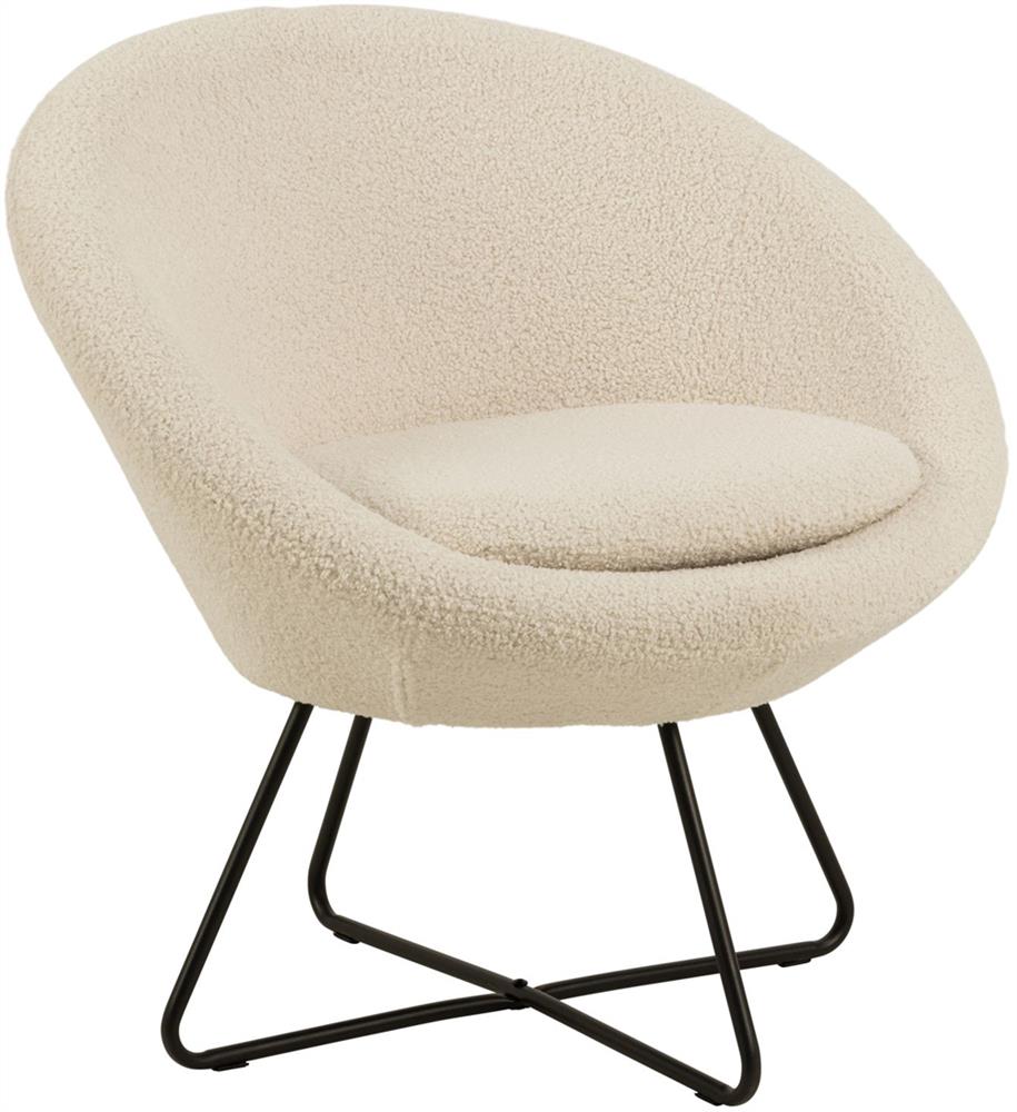 Lounge Chair East Maardu | size: Width: 82cm, Height: 81cm, Depth: 71cm | color: Cream color | image: 1 | variant: 1005959