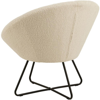 Lounge Chair East Maardu | size: Width: 82cm, Height: 81cm, Depth: 71cm | color: Cream color | image: 2 | variant: 1005959