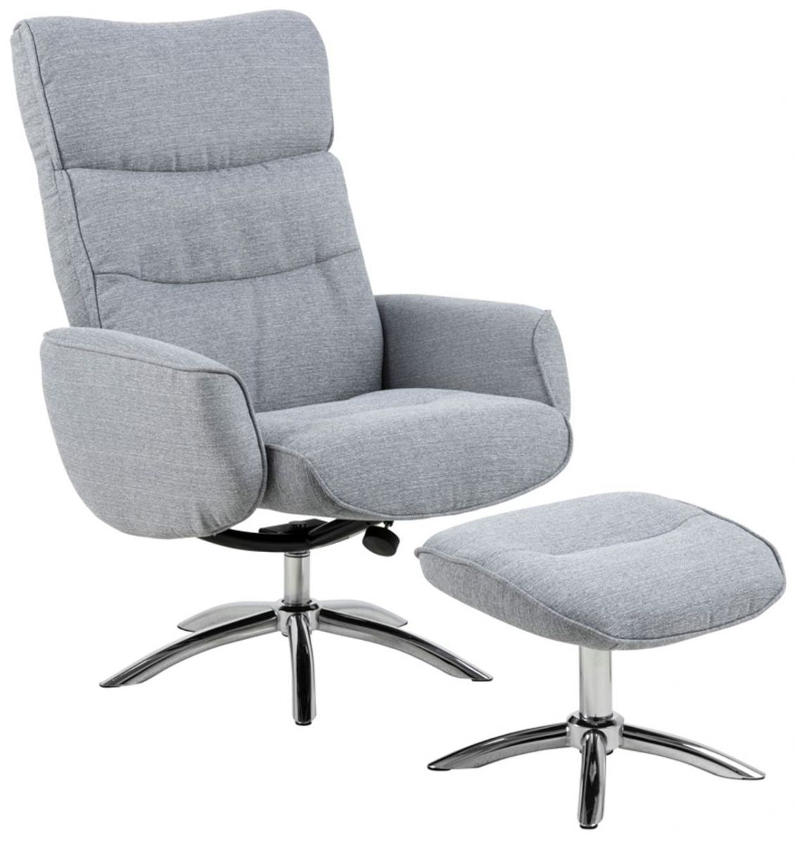 Lounge Chair East Oulu | size: Width: 77cm, Height: 109cm, Depth: 89cm | color: Gray | image: 1 | variant: 1005878