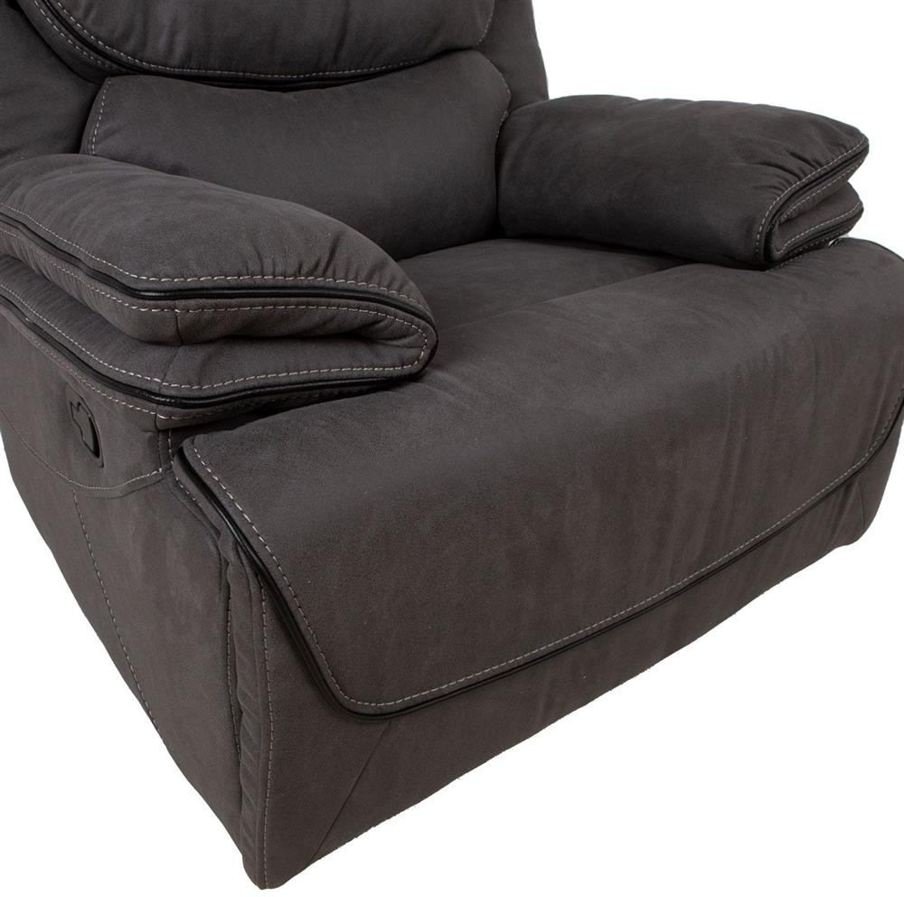Lounge Chair East Riga | size: Width: 93cm, Height: 106cm, Depth: 100cm | color: Gray | image: 7 | variant: 1005962