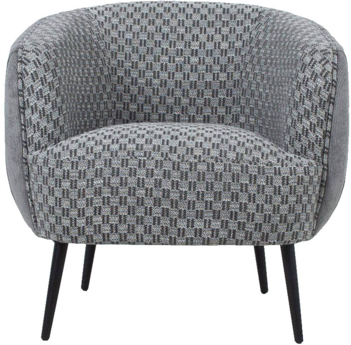 Lounge Chair East Sandwich | size: Width: 77cm, Height: 80cm, Depth: 74cm | color: Gray | image: 2 | variant: 1005382