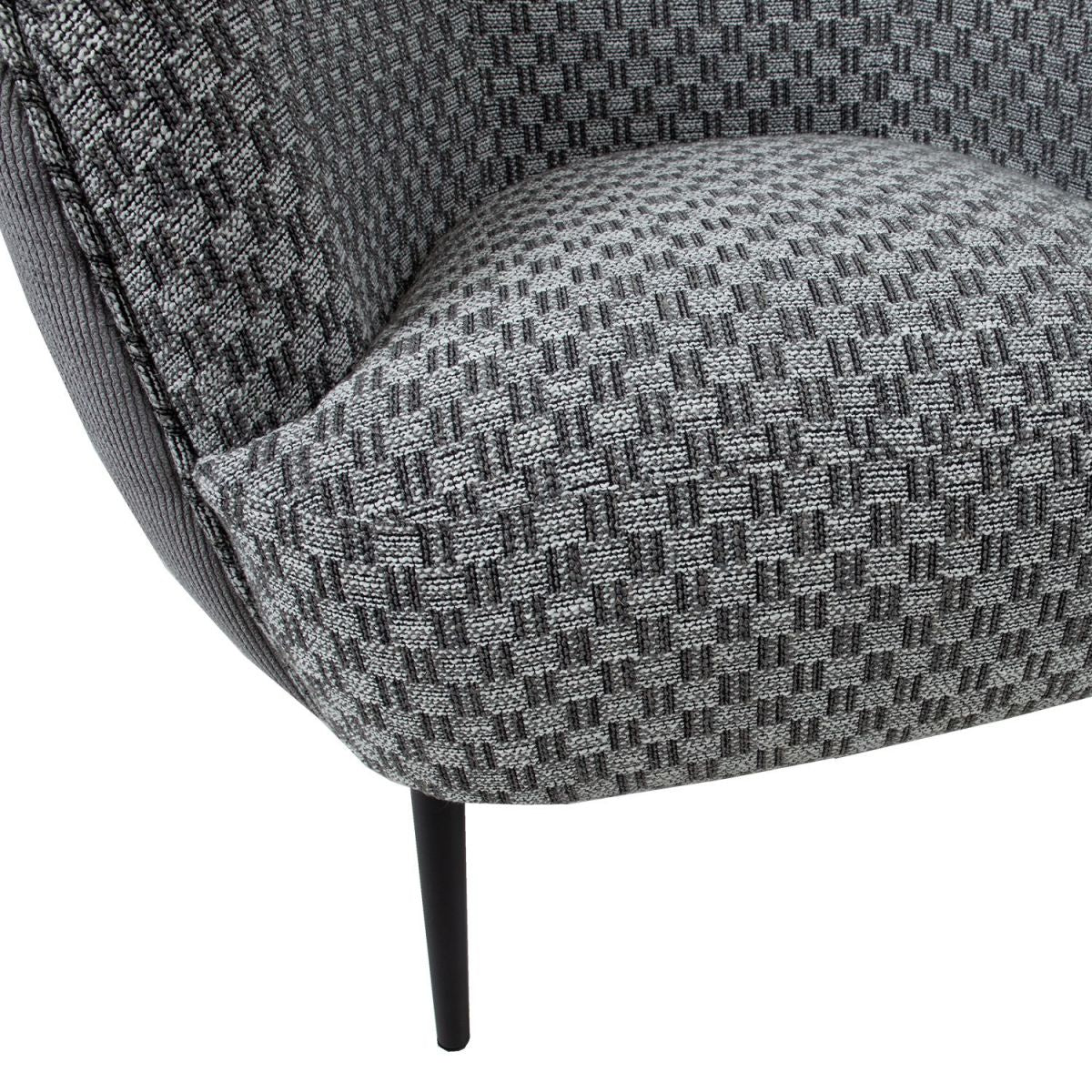 Lounge Chair East Sandwich | size: Width: 77cm, Height: 80cm, Depth: 74cm | color: Gray | image: 6 | variant: 1005382