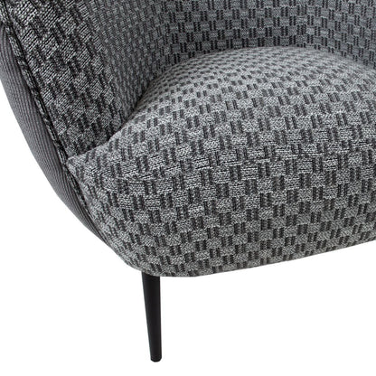 Lounge Chair East Sandwich | size: Width: 77cm, Height: 80cm, Depth: 74cm | color: Gray | image: 6 | variant: 1005382