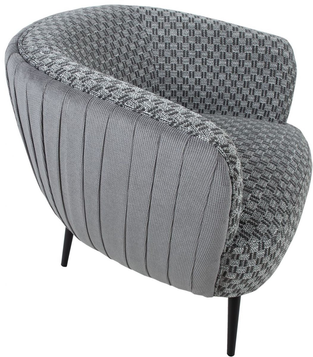Lounge Chair East Sandwich | size: Width: 77cm, Height: 80cm, Depth: 74cm | color: Gray | image: 8 | variant: 1005382