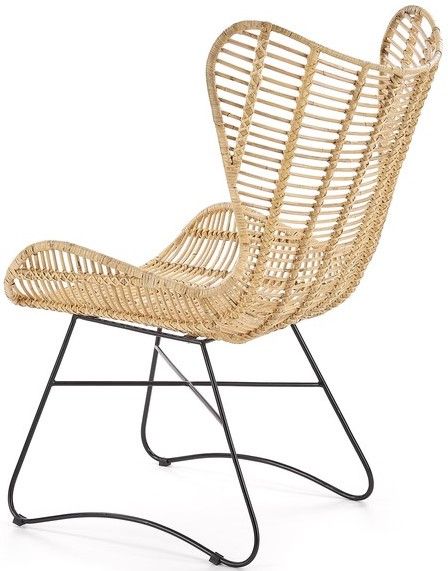 Lounge Chair East Yamoussoukro | size: Width: 69cm, Height: 103cm, Depth: 70cm | color: Beige | image: 3 | variant: 1006919