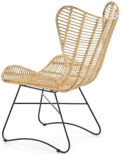 Lounge Chair East Yamoussoukro | size: Width: 69cm, Height: 103cm, Depth: 70cm | color: Beige | image: 3 | variant: 1006919