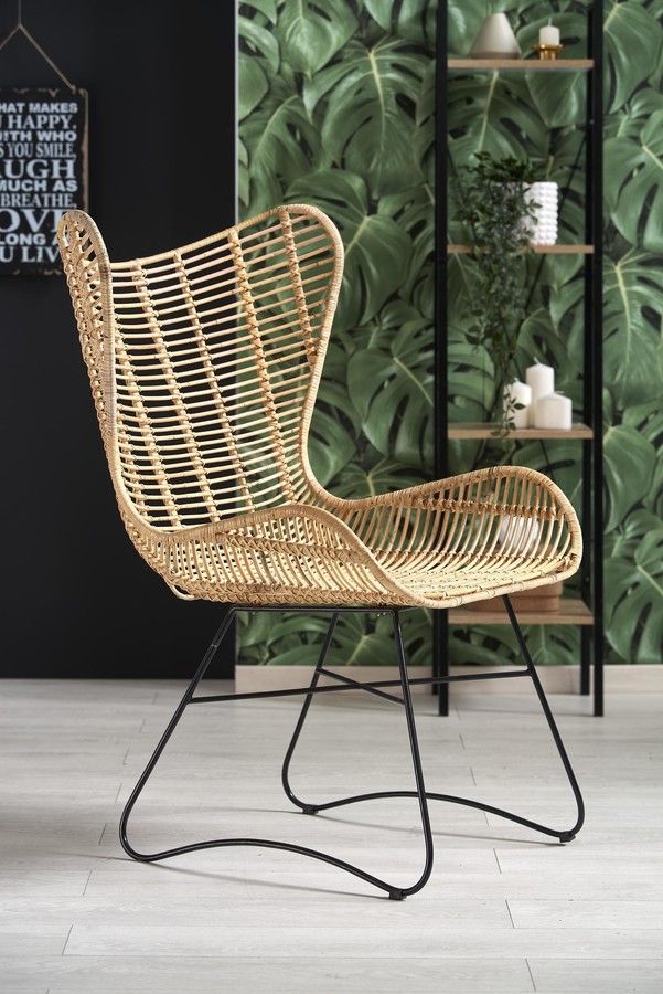 Lounge Chair East Yamoussoukro | size: Width: 69cm, Height: 103cm, Depth: 70cm | color: Beige | image: 8 | variant: 1006919