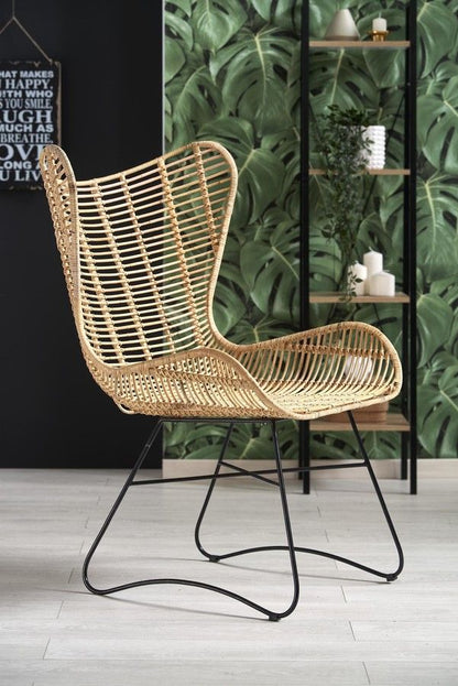 Lounge Chair East Yamoussoukro | size: Width: 69cm, Height: 103cm, Depth: 70cm | color: Beige | image: 8 | variant: 1006919