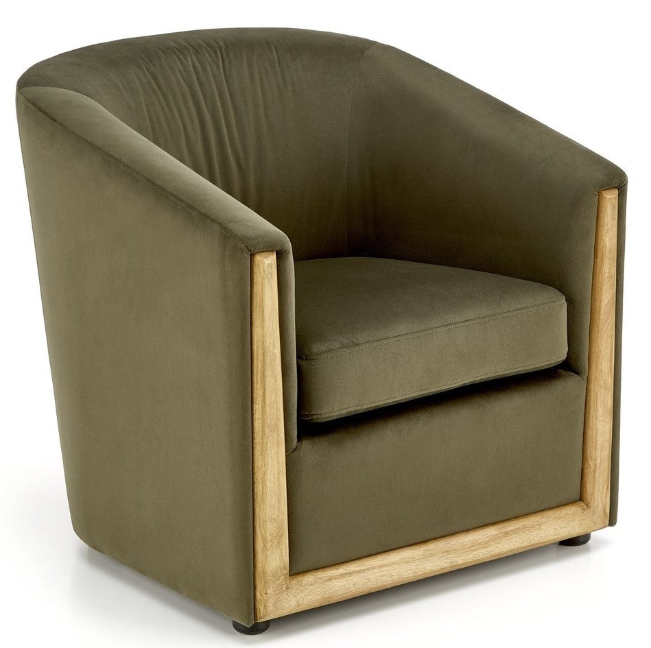 Lounge Chair Enrico | size: Width: 71cm, Height: 71cm, Depth: 72cm | color: Green | image: 1 | variant: 1004640