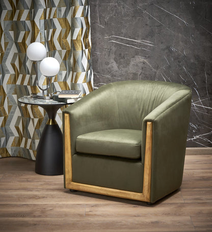 Lounge Chair Enrico | size: Width: 71cm, Height: 71cm, Depth: 72cm | color: Green | image: 2 | variant: 1004640