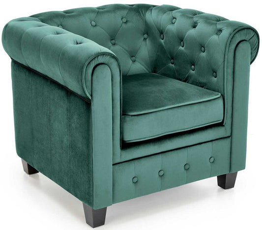 Lounge Chair Eriksen | size: Width: 62cm, Height: 73cm, Depth: 75cm | color: Green | image: 0 | variant: 1004642