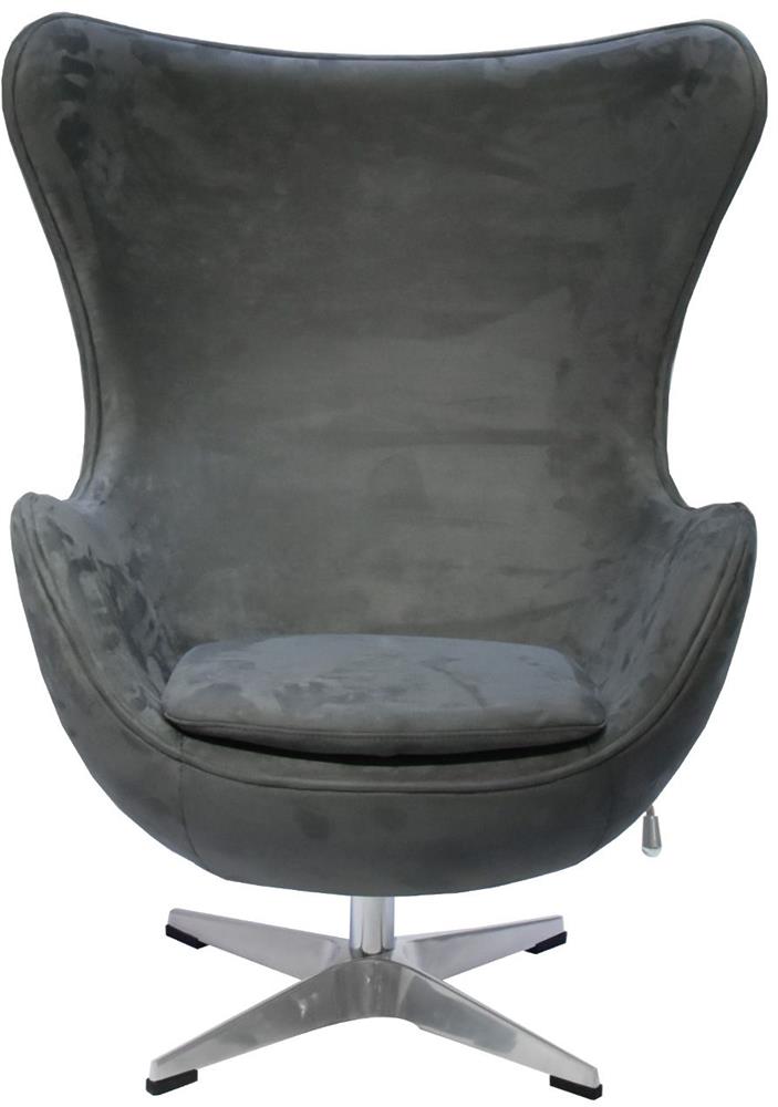 Lounge Chair Falmouth | size: Width: 78cm, Height: 104cm, Depth: 87cm | color: Gray | image: 1 | variant: 1000998