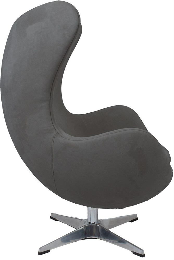 Lounge Chair Falmouth | size: Width: 78cm, Height: 104cm, Depth: 87cm | color: Gray | image: 3 | variant: 1000994