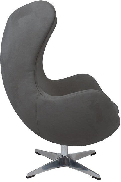 Lounge Chair Falmouth | size: Width: 78cm, Height: 104cm, Depth: 87cm | color: Gray | image: 3 | variant: 1000994