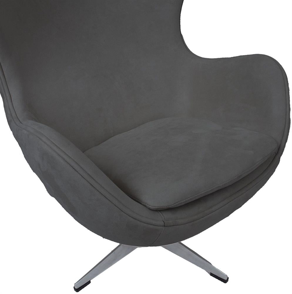 Lounge Chair Falmouth | size: Width: 78cm, Height: 104cm, Depth: 87cm | color: Gray | image: 5 | variant: 1000994