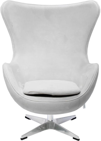 Lounge Chair Falmouth | size: Width: 78cm, Height: 104cm, Depth: 87cm | color: White | image: 3 | variant: 1000995
