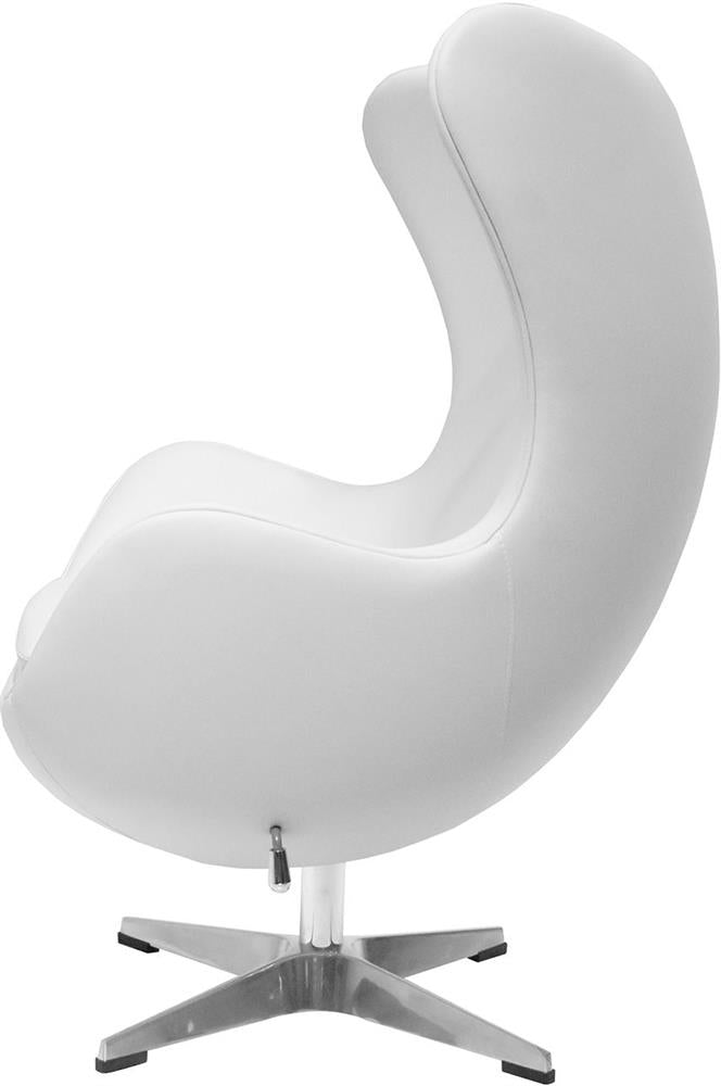 Lounge Chair Falmouth | size: Width: 78cm, Height: 104cm, Depth: 87cm | color: White | image: 4 | variant: 1000995