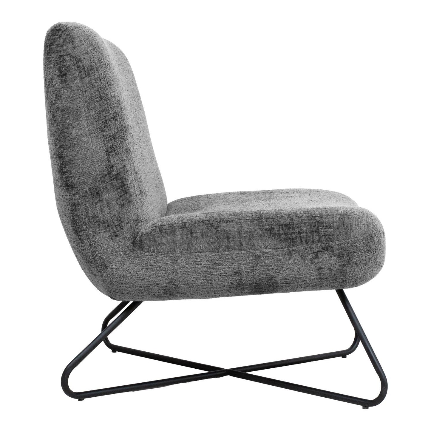 Lounge Chair Farica | size: Width: 65cm, Height: 84cm, Depth: 74cm | color: Gray | image: 2 | variant: 1004811