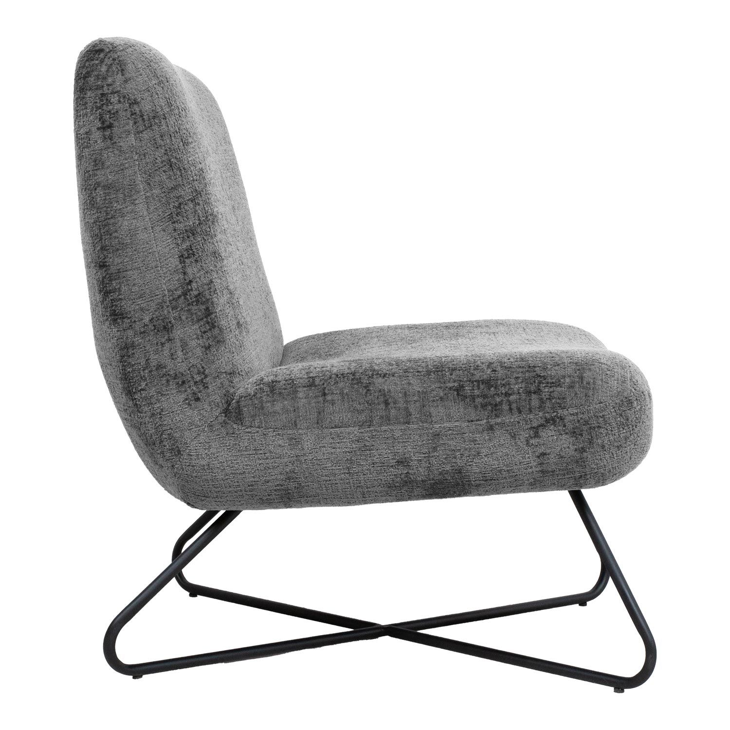 Lounge Chair Farica | size: Width: 65cm, Height: 84cm, Depth: 74cm | color: Gray | image: 2 | variant: 1004811