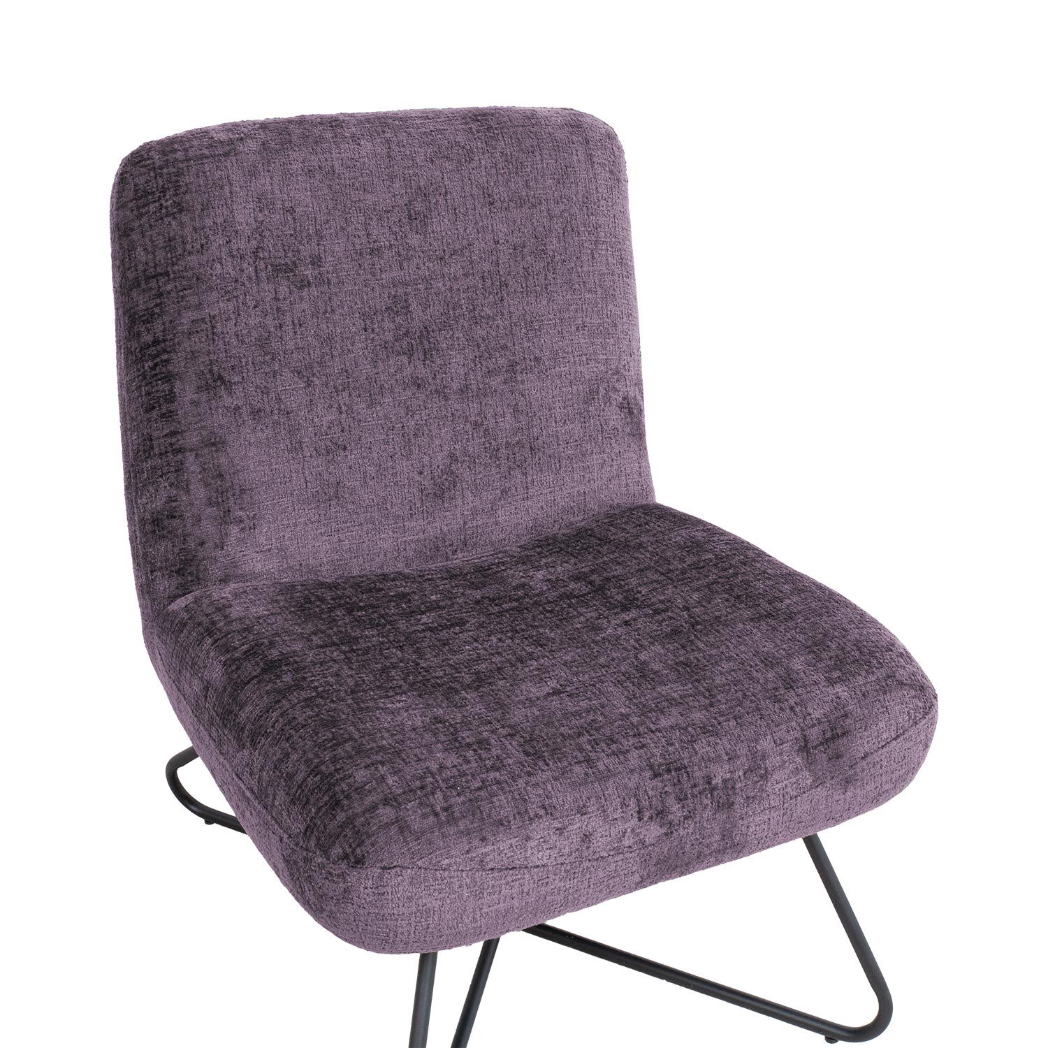 Lounge Chair Farica | size: Width: 65cm, Height: 84cm, Depth: 74cm | color: Purple | image: 4 | variant: 1004810