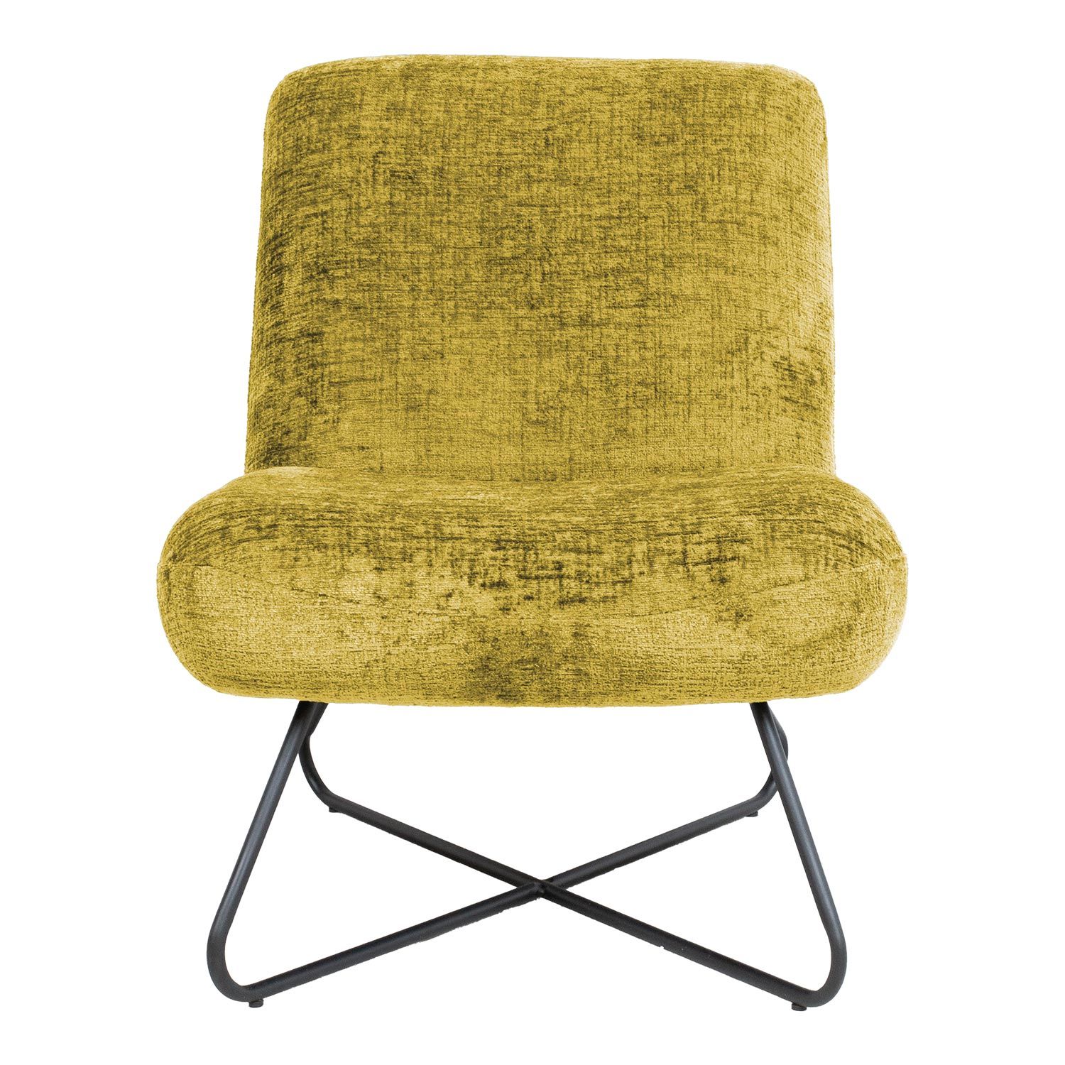 Lounge Chair Farica | size: Width: 65cm, Height: 84cm, Depth: 74cm | color: Yellow | image: 1 | variant: 1004808