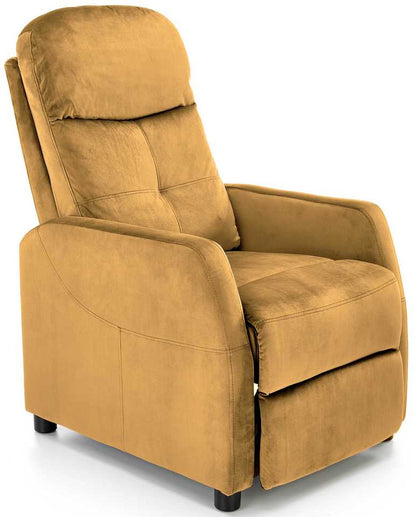 Lounge Chair Felipe 2 1 | size: Width: 64cm, Height: 76cm, Depth: 84cm | color: Yellow | image: 1 | variant: 1004652