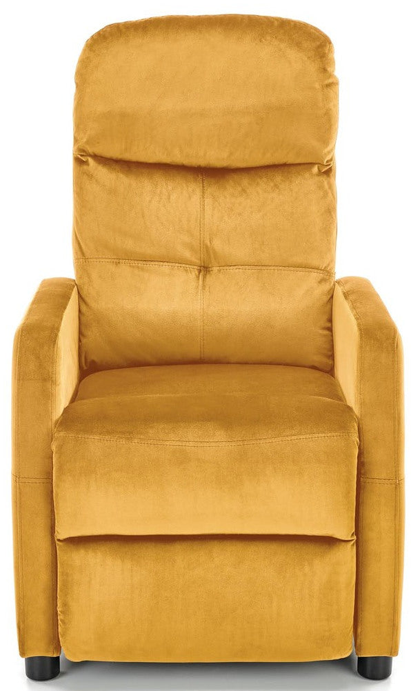 Lounge Chair Felipe 2 1 | size: Width: 64cm, Height: 76cm, Depth: 84cm | color: Yellow | image: 6 | variant: 1004652