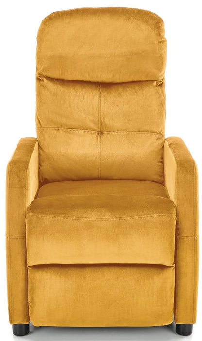 Lounge Chair Felipe 2 1 | size: Width: 64cm, Height: 76cm, Depth: 84cm | color: Yellow | image: 6 | variant: 1004652