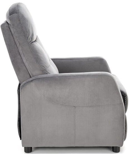 Lounge Chair Felipe 2 | size: Width: 64cm, Height: 103cm, Depth: 84cm | color: Gray | image: 5 | variant: 1004646