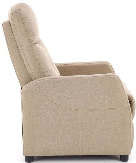 Lounge Chair Felipe | size: Width: 64cm, Height: 103cm, Depth: 84cm | color: Beige | image: 4 | variant: 1004654