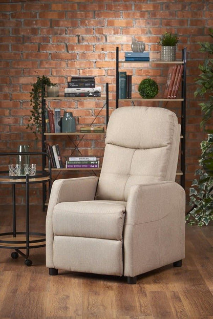 Lounge Chair Felipe | size: Width: 64cm, Height: 103cm, Depth: 84cm | color: Beige | image: 8 | variant: 1004654