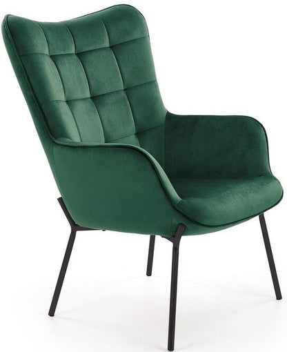 Lounge Chair Fort | size: Width: 71cm, Height: 97cm, Depth: 79cm | color: Green | image: 1 | variant: 1002709