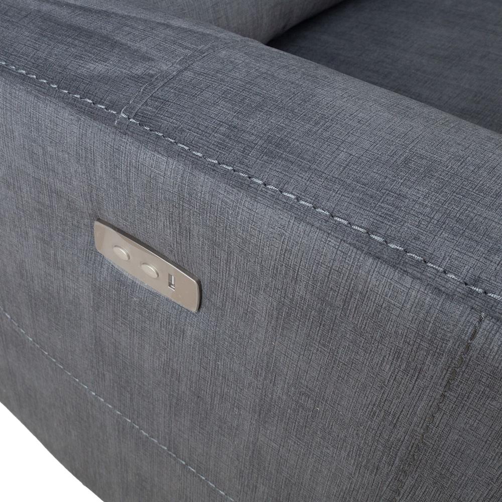 Lounge Chair Gaston | size: Width: 92cm, Height: 104cm, Depth: 85cm | color: Gray | image: 8 | variant: 1016723