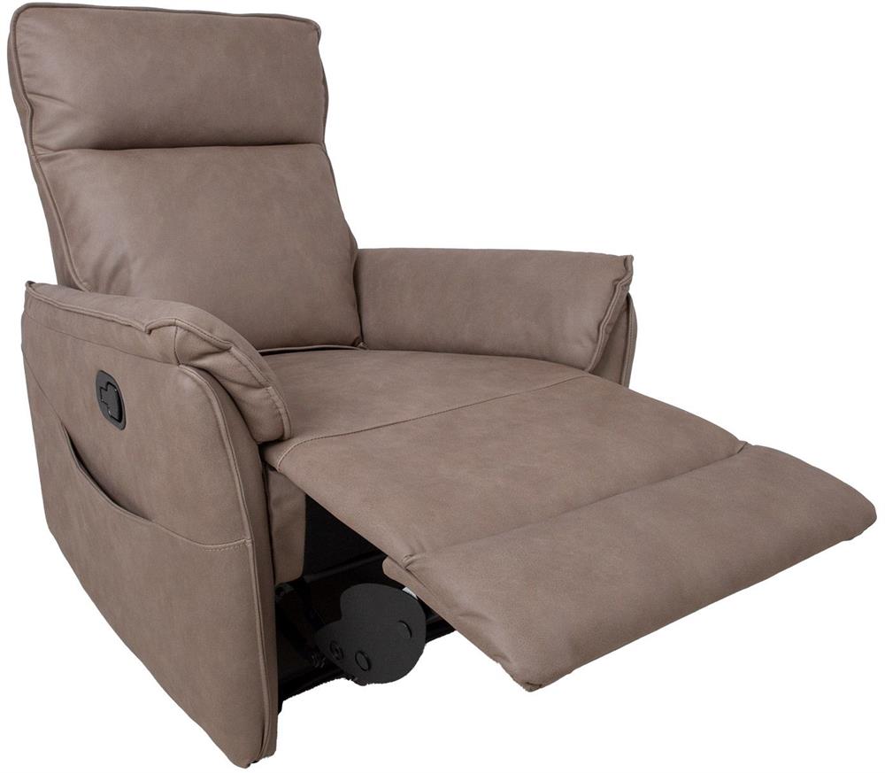 Lounge Chair Gerry | size: Width: 76cm, Height: 101cm, Depth: 92cm | color: Brown | image: 2 | variant: 1004820