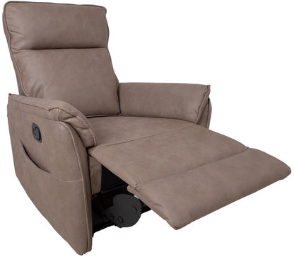Lounge Chair Gerry | size: Width: 76cm, Height: 101cm, Depth: 92cm | color: Brown | image: 2 | variant: 1004820