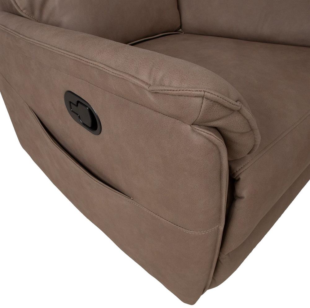 Lounge Chair Gerry | size: Width: 76cm, Height: 101cm, Depth: 92cm | color: Brown | image: 7 | variant: 1004820