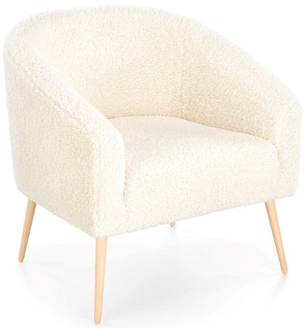 Lounge Chair Grifon 2 | size: Width: 77cm, Height: 78cm, Depth: 67cm | color: White | image: 1 | variant: 1012511