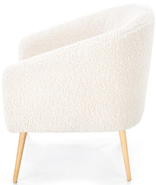 Lounge Chair Grifon 2 | size: Width: 77cm, Height: 78cm, Depth: 67cm | color: White | image: 2 | variant: 1012511