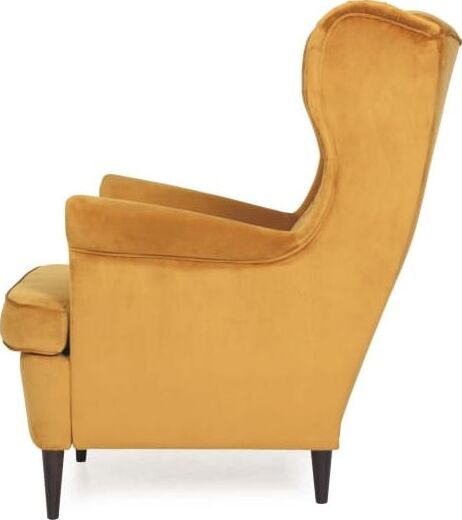 Lounge Chair Harry 1 | size: Width: 68cm, Height: 101cm, Depth: 90cm | color: Yellow | image: 2 | variant: 1004995